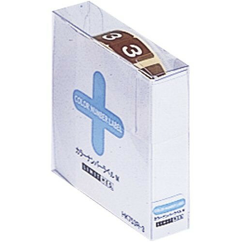 リヒト カラーナンバーラベル HK753R-3 (1箱)