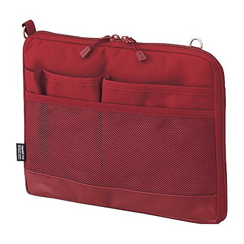 Office Supplies - リヒト バッグインバッグ横型レッド A-7680-3