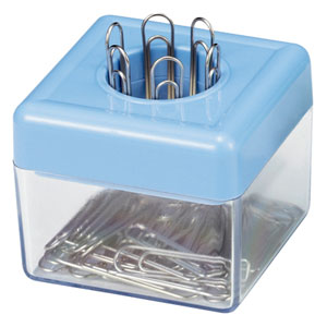 オープン ゼムボックス 青 MD-1-BU