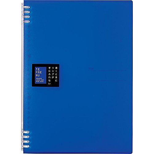 キングジムリングノートテフレーヌA4青9856TTEアオJANコード：4971660043194上下にセパレートしたリングで、書くときにリングが邪魔にならないリングノート。表紙を360°折り返せてコンパクト!仕事から勉強まで幅広い場面で便利!リングノートなのにリングが開閉!差替え・追加が可能。【サイズ】A4タテ型【対応ルーズリーフ】A430穴【最大収納枚数】30枚【付属品】ルーズリーフ15枚【送料について】北海道、沖縄、離島は送料を頂きます。