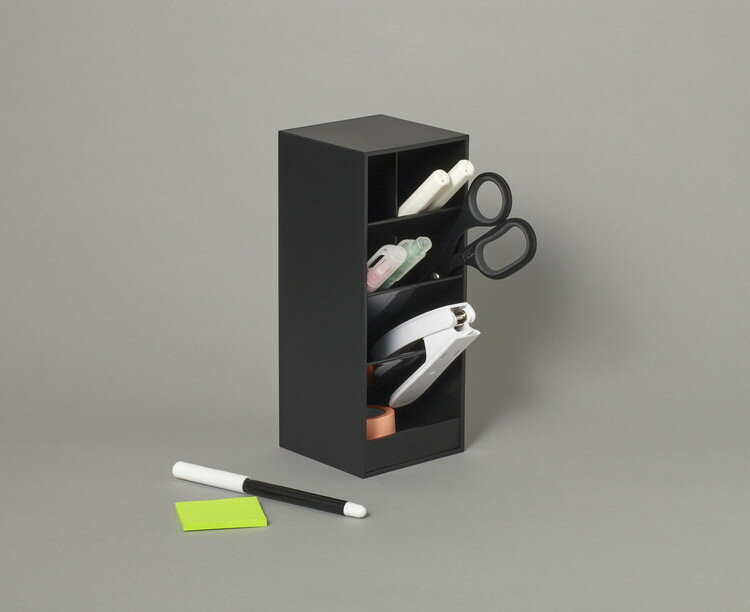 ツールスタンド ブラック ペン立て 小物 収納 見やすい デスク周り 整理 工具 アクセサリー TS-002-K カール事務器 [2]