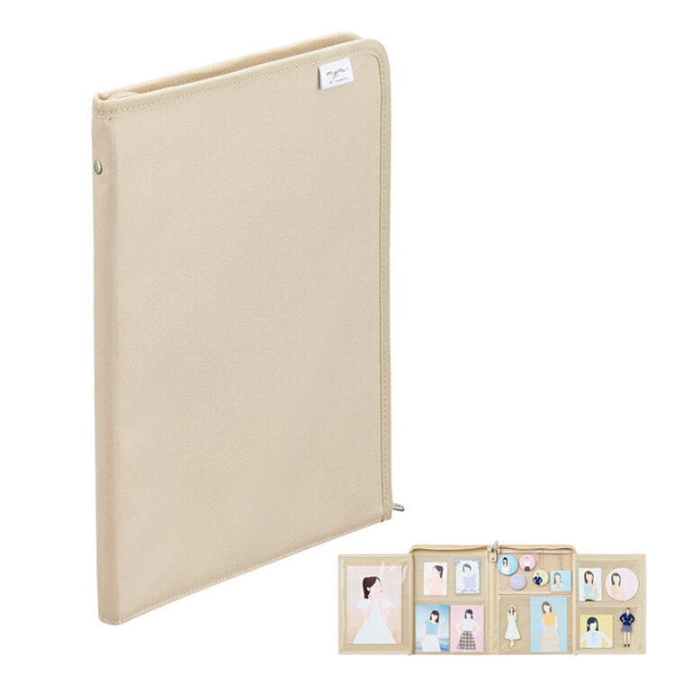 LIHIT LAB. myfa コレクションスタンド A3303-16 シフォンベージュ 文具 文房具 新学期