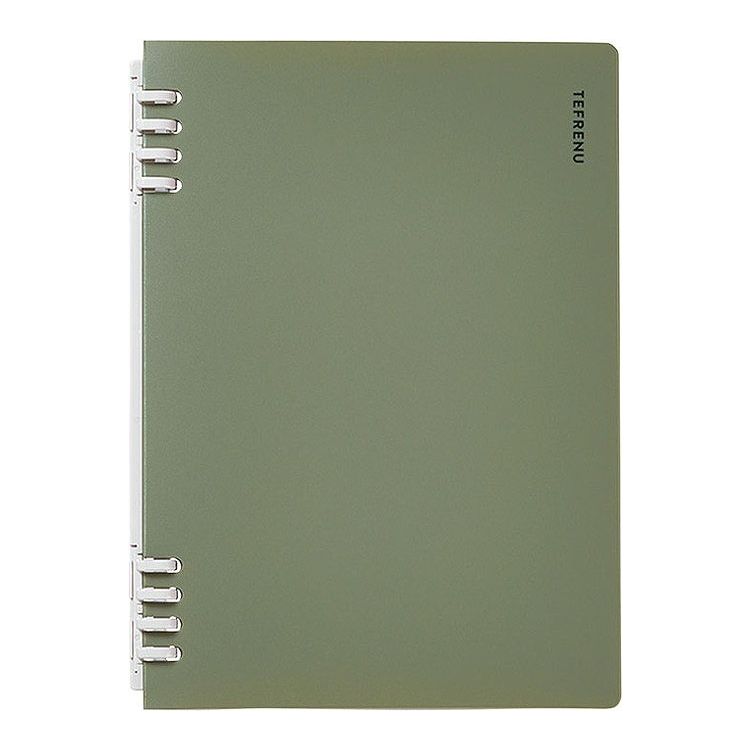 【商品説明】セパレート式のリングで、書くときに手にふれないリングノート。リーフの差し替えや追加が可能。材質:樹脂本体色:緑【送料について】北海道、沖縄、離島は送料を頂きます。LINKキイクロヒンミスミト