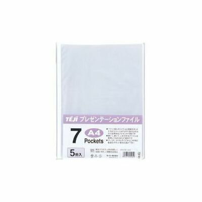 【単品5個セット】 テージー プレゼンテーションファイル ホワイトPTF-07-06 文具 文房具 まとめ買い お買い得セット【送料無料】