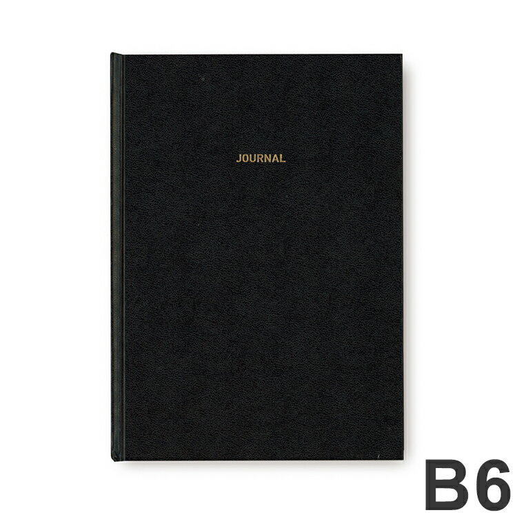ダイゴー 日記帳 イージージャーナル B6 ブラック 記録帳 JOURNAL 日付フリー 持ち運び 日記習慣 日記 大人 子供(3.0)