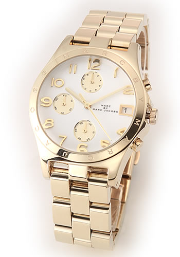 マークバイマークジェイコブス MARC BY MARC JACOBS レディス 腕時計 Henry Chronograph （ヘンリー クロノグラフ） レディス・ブレス・ウオッチ MBM3039のサムネイル