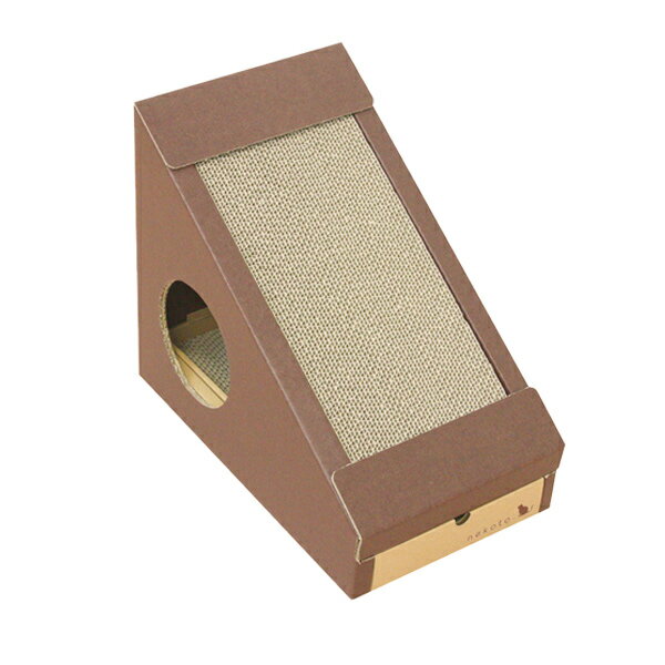 バンドー キャットハウス 三角屋根 nekoto 変形爪トギハウス(代引不可)【送料無料】