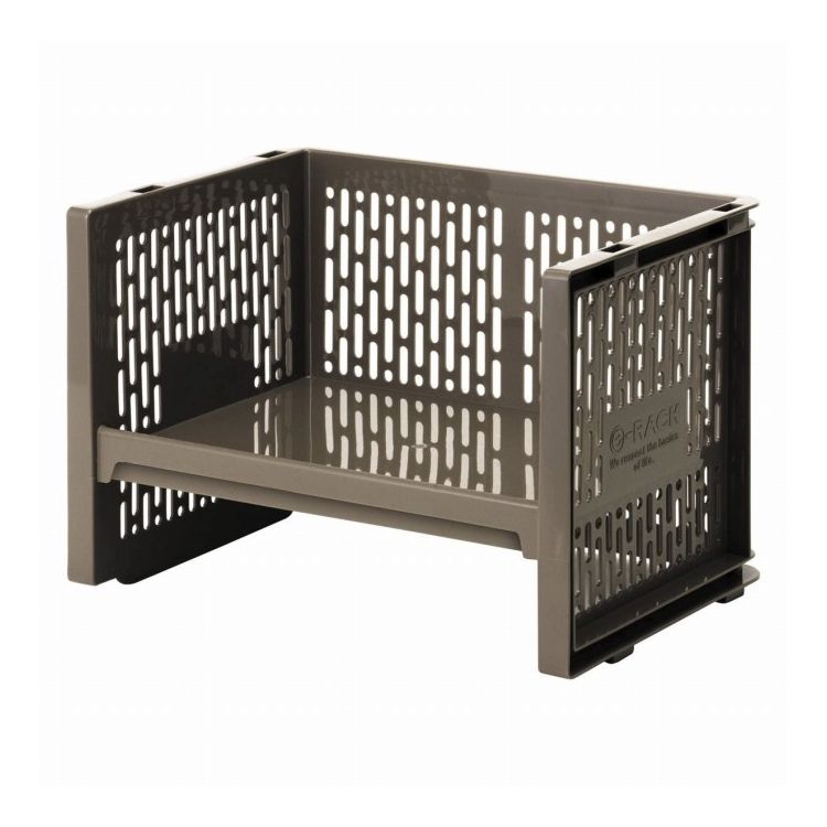 サンコープラスチック 日本製 日本製 ラック M 幅36.3×奥行24.8×高さ24.8cm e-ラック 調味料ラック ブ..