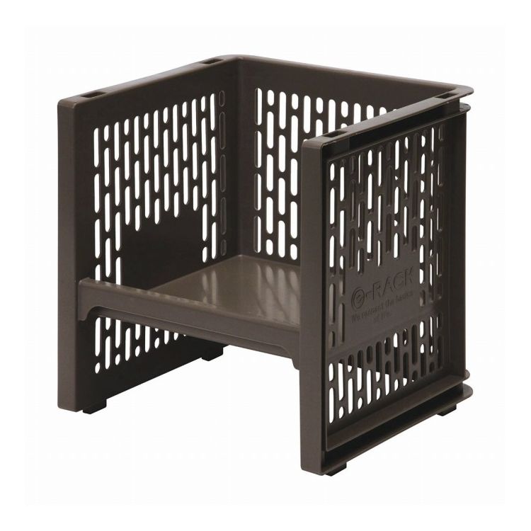 サンコープラスチック 日本製 日本製 ラック SS 幅24×奥行22×高さ24.8cm e-ラック 調味料ラック ブラウ..