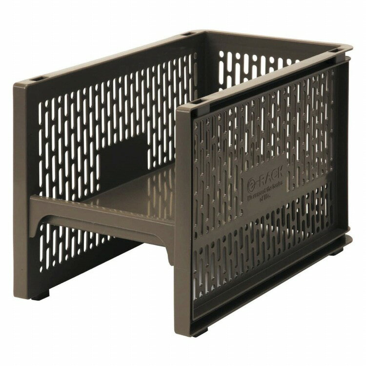 【商品説明】幅22.6cmとスリムながら奥行は38.8cmとたっぷり収納ができるe-RACK（イーラック）SMサイズです。積み重ねるだけで今あるデッドスペースが、収納スペースとして活用でき、家中のあらゆる場所で活躍します。前面オープンタイプの収納ラックなので、出し入れスムーズで、探し物や在庫が一目で把握できます。サイズバリエ—ションが豊富で、収納物の大きさや収納場所に合わせて、組み合わせ次第でスッキリ収納できます。異なる形状のものが多いランドリールーム、ペットボトルやインスタント食品、缶詰などのキッチンストッカーとしても便利なサイズ感です。クローゼットでは帽子やカバンなどの小物収納に、デスク周りでは書類などの収納にも最適です。別売りのキャスターを取り付ければ、移動もラクラクです。自分流にカスタマイズして快適な収納空間を。【商品情報】■サイズ外寸：約 幅22.6×奥行38.8×高さ24.9（cm）内寸：約 幅18.5×奥行35.5×高さ15（cm）脚の高さ：7.8cm重量：約685g■生産国日本製■セット内容1個■備考キャスター：なし（別売り）　スタッキング：可能　耐荷重：8kg　積み重ね段数：同じシリーズのラック5段まで【代引きについて】こちらの商品は、代引きでの出荷は受け付けておりません。【送料について】北海道、沖縄、離島は送料を頂きます。e-ラックラック L ブラウンラック L ベージュラック L ホワイトラック L ブラウンラック L ベージュラック L ホワイトラック WSM 浅型 ブラウンラック WSM 浅型 ベージュラック WSM 浅型 ホワイトラック S ブラウンラック S ベージュラック S ホワイトラック M ブラウンラック M ベージュラック M ホワイトラック L 浅型 ブラウンラック L 浅型 ベージュラック L 浅型 ホワイトラック L ブラウンラック L ベージュラック L ホワイトe-ラック オプショントレー SM ブラウントレー SM ベージュトレー SM ホワイトトレー SS ブラウントレー SS ベージュトレー SS ホワイトトレー S ブラウントレー S ベージュトレー S ホワイトトレー M ブラウントレー M ベージュトレー M ホワイトトレー L ブラウントレー L ベージュトレー L ホワイトバスケットブラウンバスケットベージュバスケットホワイト引き出し ブラウン引き出し ベージュ引き出し ホワイト小物整理トレー ホワイト小物整理トレー ブラウン小物整理トレー ベージュ棚板 ブラウン棚板 ベージュ棚板 ホワイト転倒防止フック ブラウン転倒防止フック ベージュ転倒防止フック ホワイト