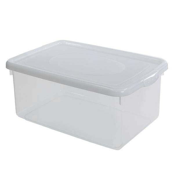 【商品説明】使いやすさにこだわったフタ付き収納ケースです。幅約28.5cmで、靴の収納にも適しています。クローゼットの棚上に収まるサイズです。フタにズレ防止の溝が付いているため、積み重ねても安定しています。本体は半透明なので、中に入れた物がわかりやすいです。取っ手とロック式のフタで持ち運びに便利です。【商品情報】■サイズ約 幅35.9×奥行51.3×高さ23（cm）重量：約1.25kg■材質ポリプロピレン■生産国日本製■セット内容1個【代引きについて】こちらの商品は、代引きでの出荷は受け付けておりません。【送料について】北海道、沖縄、離島は送料を頂きます。LINKNO.300NO.400NO.500