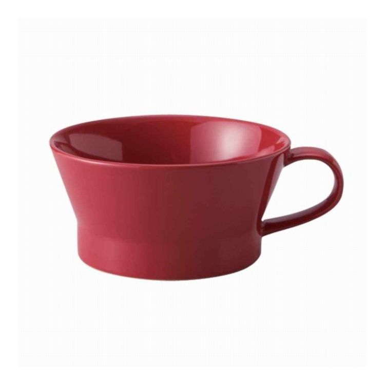 丸利玉樹利喜蔵商店 スープカップ 350ml HINATA 陶器 おしゃれ かわいい レッド(代引不可)