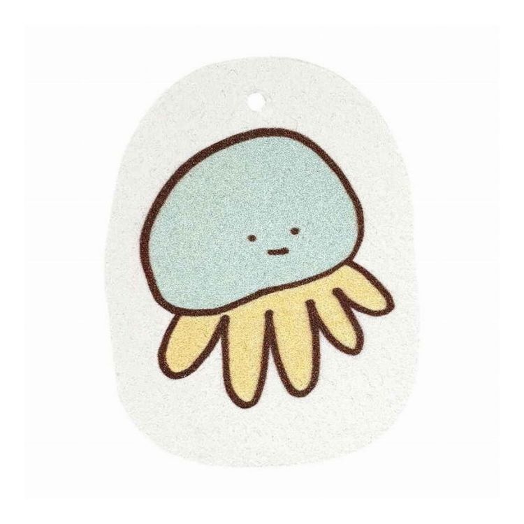 キッチンスポンジ pukutena 水でふくらむ セルローススポンジ 海の生き物 クラゲ オカトー(代引不可)