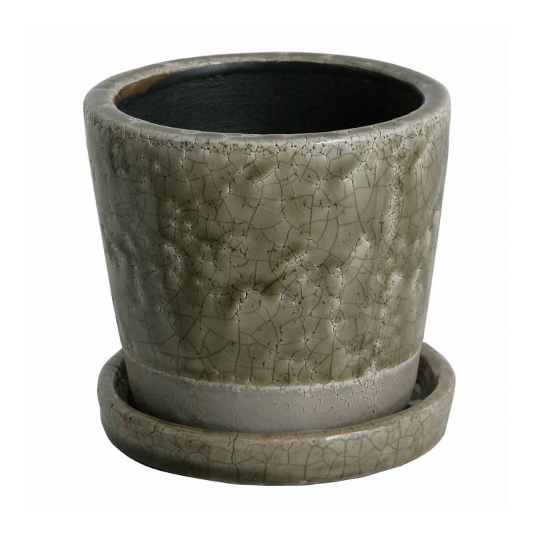 DULTON ダルトン フラワーポット カラー グレーズド ポット 5号鉢 クレイ かわいい おしゃれ アメリカン(代引不可)