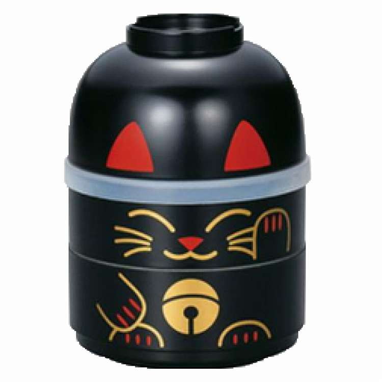 日本製お弁当箱2段お椀付きこけし二...