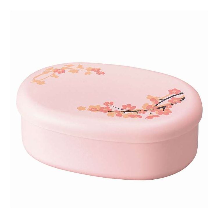 日本製 お弁当箱 小判一段弁当 SAKURA 1段480ml ピンク たつみや(代引不可)