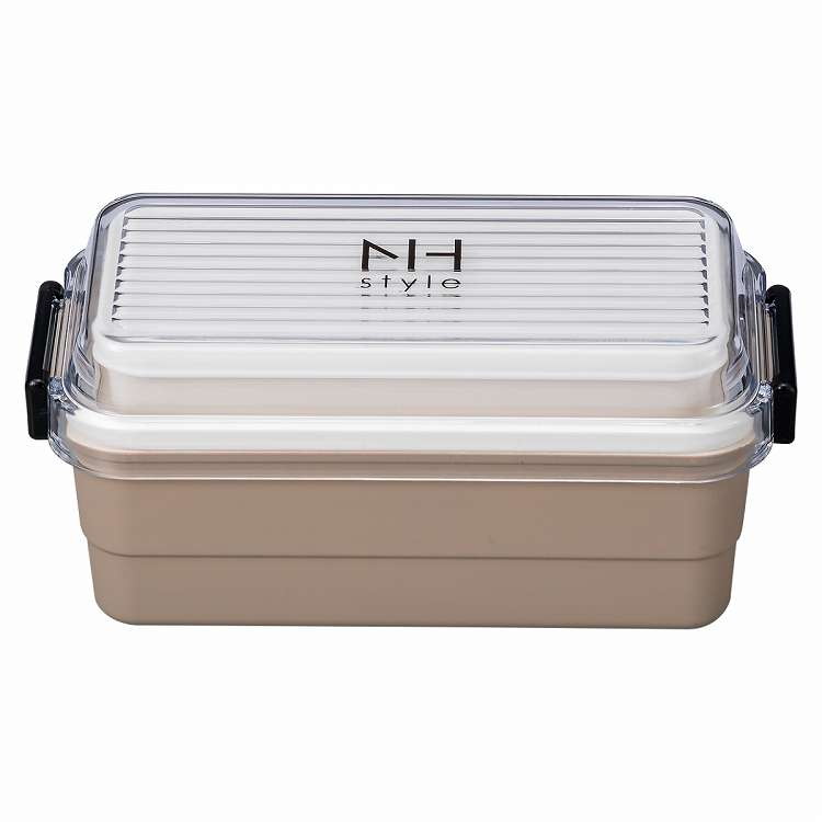 Rakuten - 日本製 弁当箱 2段 730ml NH style ストレージランチ グレージュ(代引不可)