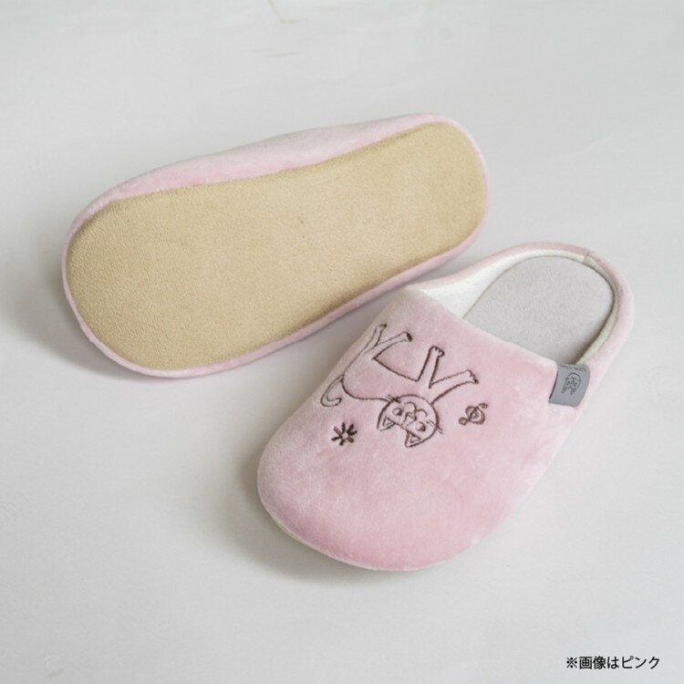 スリッパ 23~25cm ルームシューズ おかべてつろう ピンク オカ(代引不可)【送料無料】 3
