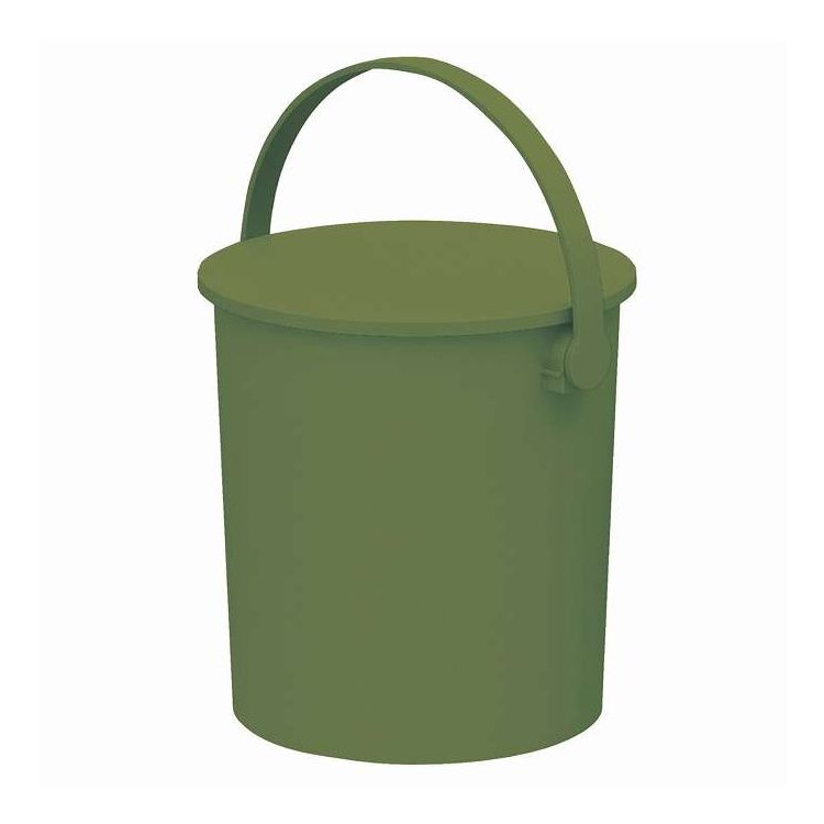 【商品説明】耐荷重150kgの座れるバケツです。見えるところに置いていても景観を損なわないシンプルなデザインです。さまざまな形やサイズの物を隠して収納できます。表面はマットな質感で、汚れやキズが目立ちにくく屋外の使用におすすめです。掃除用品をまとめておくバケツとして便利です。フタを本体に引っ掛けられます。持ち運びに便利なハンドル付きです。積み重ねられて場所を取りません。15Lです。【商品情報】■サイズ外寸：約幅31×奥行29×高さ30.3（cm）内寸：約幅23×奥行23×高さ26.7（cm）ハンドル水平時：奥行30.5cmハンドル直立時：42.5cm重量：約990g■材質ポリプロピレン■容量約15L■生産国日本製■セット内容1個■備考耐荷重：約150kg【代引きについて】こちらの商品は、代引きでの出荷は受け付けておりません。【送料について】北海道、沖縄、離島は送料を頂きます。