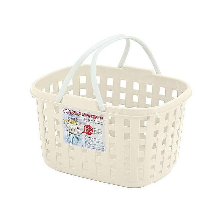 【商品説明】安定して積み重ねができるスタッキングバスケットです。ランドリー以外にも、クローゼットや子供部屋などにお使いいただけます。清潔でやさしいメルヘンカラーなので、浴室やお部屋に溶け込みます。安心の日本製です。【商品情報】■サイズ約幅49.5×奥行38×高さ29.1（cm）重量：約890g■材質ポリプロピレン■生産国日本製■セット内容1個【代引きについて】こちらの商品は、代引きでの出荷は受け付けておりません。【送料について】北海道、沖縄、離島は送料を頂きます。