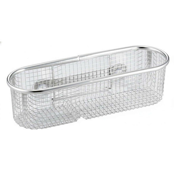 【商品説明】メッシュ構造で水切れがよく、ヌメリや雑菌を抑えて清潔に使えるスポンジポケットの大サイズです。サビに強く、丈夫なステンレス製です。吸盤で固定でき、キッチンを傷つけずに使えます。【商品情報】■サイズ約 幅25×奥行7.3×高さ9（cm） 重量：約 132g■材質本体：18-8ステンレス 吸盤：塩化ビニル樹脂■生産国日本製■セット内容1個（吸盤付き）【代引きについて】こちらの商品は、代引きでの出荷は受け付けておりません。【送料について】北海道、沖縄、離島は送料を頂きます。