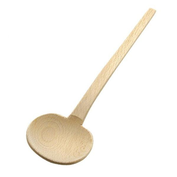 【商品説明】天然木を丁寧に削り出して仕上げた、日本製のお玉です。小さめのお玉は、副菜やお弁当用の盛り付け、少量の取り分けにぴったりです。鍋やフライパンのコーティングを傷つけにくい木のキッチンツールです。使いやすく、美しい形状に仕上げられています。※天然素材を使用した製品の為、色・木目等は若干のばらつきがでる場合がございます。【商品情報】■サイズ約 25.5（cm） 直径：約 7.8（cm） 柄の長さ：約18.5（cm）■材質天然木（朴の木）、無塗装■生産国日本製■セット内容1個■備考※天然素材を使用した製品の為、色・木目等は若干のばらつきがでる場合がございます。【代引きについて】こちらの商品は、代引きでの出荷は受け付けておりません。【送料について】北海道、沖縄、離島は送料を頂きます。