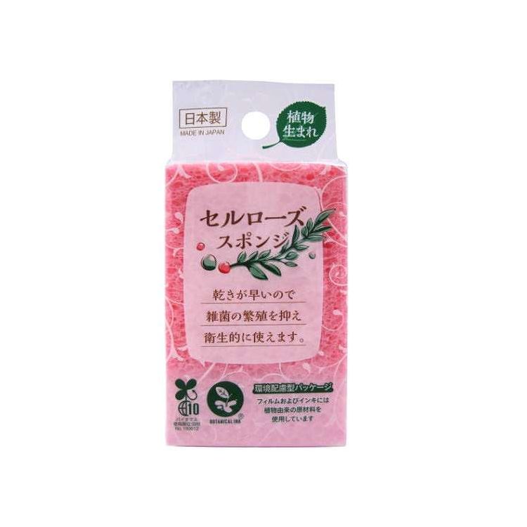 【商品説明】セルローズスポンジは天然パルプから作られた植物生まれの素材です。 乾きが早いので清潔で、雑菌の繁殖を抑え衛生的に使えます。 柔らかいので食器類を傷めにくいです。 フッ素樹脂加工製品やプラスチック・ガラス製品などにも洗えます。 セルローズスポンジは、再生可能な植物繊維を使用した環境に優しい素材として欧米では主流となっています。 パッケージのインキにバイオマス素材を採用した環境配慮型パッケージです。 製造時にはフロンガスを使用せず、捨てても自然分解して土に還る環境にやさしい製品です。【商品情報】■サイズ約 幅7×奥行2.5×高さ11（cm） 重量：約 20g■材質セルローズ（植物性繊維素）■生産国日本製■セット内容1個【代引きについて】こちらの商品は、代引きでの出荷は受け付けておりません。【送料について】北海道、沖縄、離島は送料を頂きます。LINKピンクグリーン