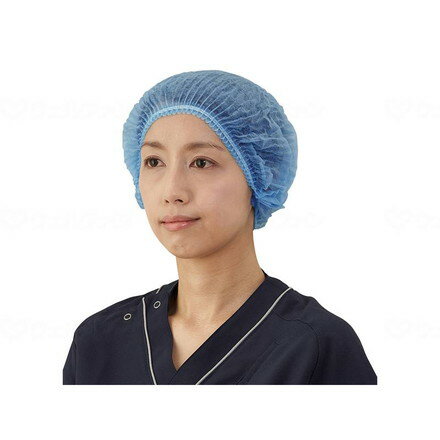 竹虎 サージキャップ ジャバラタイプ 100枚 ブルー ケース 076184(代引不可)【送料無料】