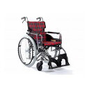 カワムラサイクル モダンAstyle 背折れ自走用 KMD A22 40 SH 赤チェック(A10) 座幅40 前座47cm KMD-A22-40-SH(代引不可)【送料無料】(4)