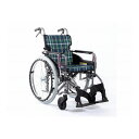 カワムラサイクル モダンAstyle 背折れ自走用 KMD A22 42 M 緑チェック(A9) 座幅42 前座43cm KMD-A22-42-M(代引不可)【送料無料】(4)