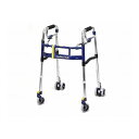 ユーバ産業 ニュースライドフィットEX 4インチキャスター(後ダブル)タイプ シルバー スタンダード H-0294WT(代引不可)【送料無料】