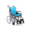 カワムラサイクル モダンAstyle 背折れ介助用 KMD-A16-42-SH ライトブルー(NO.83) 座幅42-前座47cm 車いす 車椅子 車イス キャリー 車 移動 介護 補助(代引不可)【送料無料】