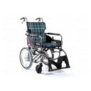 カワムラサイクル モダンAstyle 背折れ介助用 KMD-A16-42-H 緑チェック(A9) 座幅42-前座45cm 車いす 車椅子 車イス キャリー 車 移動 介護 補助(代引不可)【送料無料】