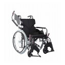 カワムラサイクル モダンBstyle 自走用 22インチ中・高床 No.19黒(ポリエステル) 座幅45-前座47cm 車いす 車椅子 車イス キャリー 車 移動 介護 補助(代引不可)【送料無料】(4)