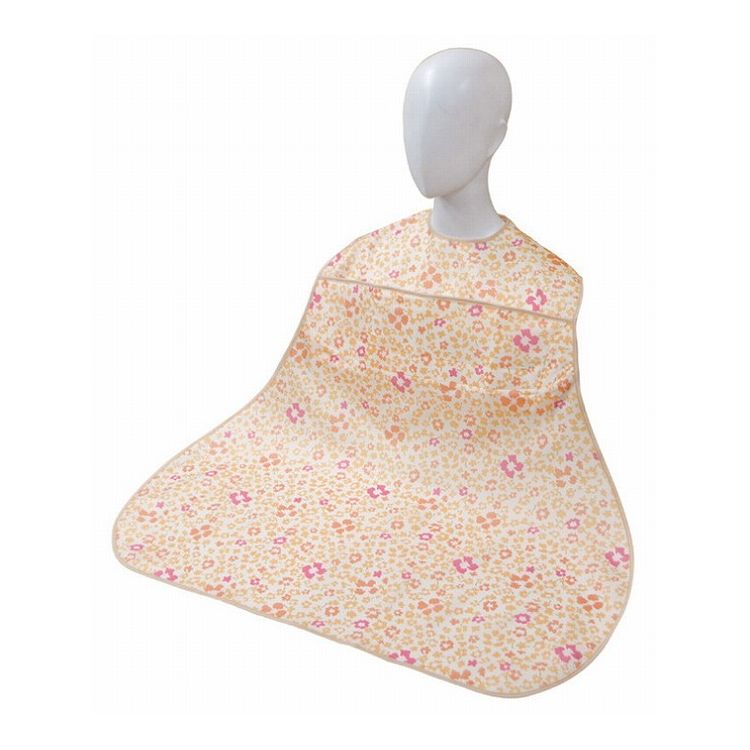 大阪エンゼル ディナーエプロン(ポケット付) スミレ(オレンジ) - 6077【送料無料】