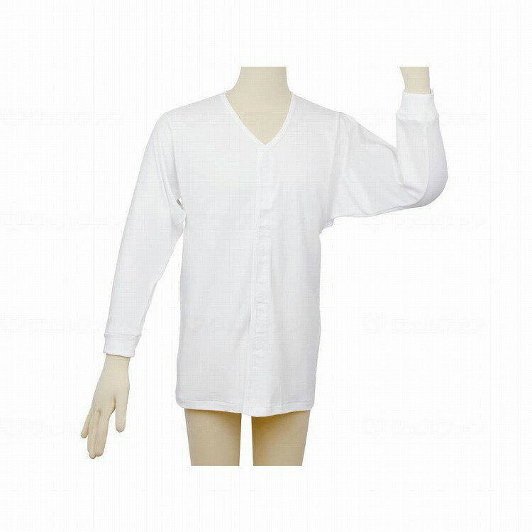 幸和製作所 テイコブ ワンタッチ肌着 長袖 紳士用 ホワイト M 307003_710_M(代引不可)