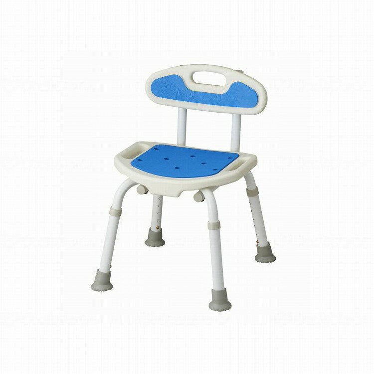 サテライト 福浴 コンパクトシャワーチェア ブルー(代引不可)【送料無料】