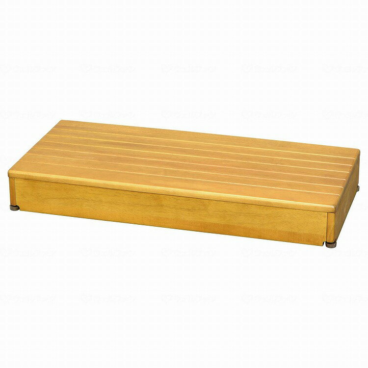 アロン化成 木製玄関台 90W-40-1段 ライトブラウン(代引不可)【送料無料】