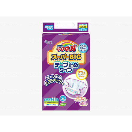 大王製紙 グーン スーパーBIGテープ 28枚入 袋 753858(代引不可) 大王製紙 グーン スーパーBIGテープ 28枚入 袋 753858(代引不可)