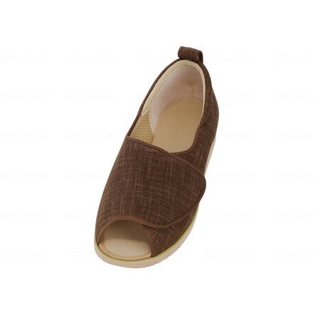 徳武産業 オープン和(なごみ) 茶 左S 1026(代引不可)【送料無料】