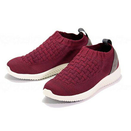 マリアンヌ SaiSai ストレッチニットスニーカー WG140 ワイン LL WG140(代引不可)【送料無料】