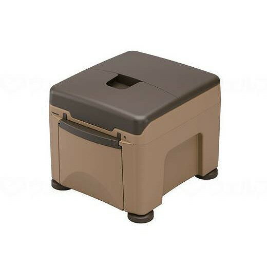 パナソニックエイジフリー ポータブルトイレ ラフィーネキューブ/ブラウン/プラスチック便座 ブラウン プラスチック便座 PN L30401BR 471815 530 13665 1台(代引不可)【送料無料】