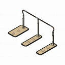 パナソニックエイジフリー 歩行サポート手すり スムーディ/片手すり/ロング1700タイプ 片手すり ロング1700タイプ XPN L80623 451879 9725 21915 1台(代引不可)【送料無料】