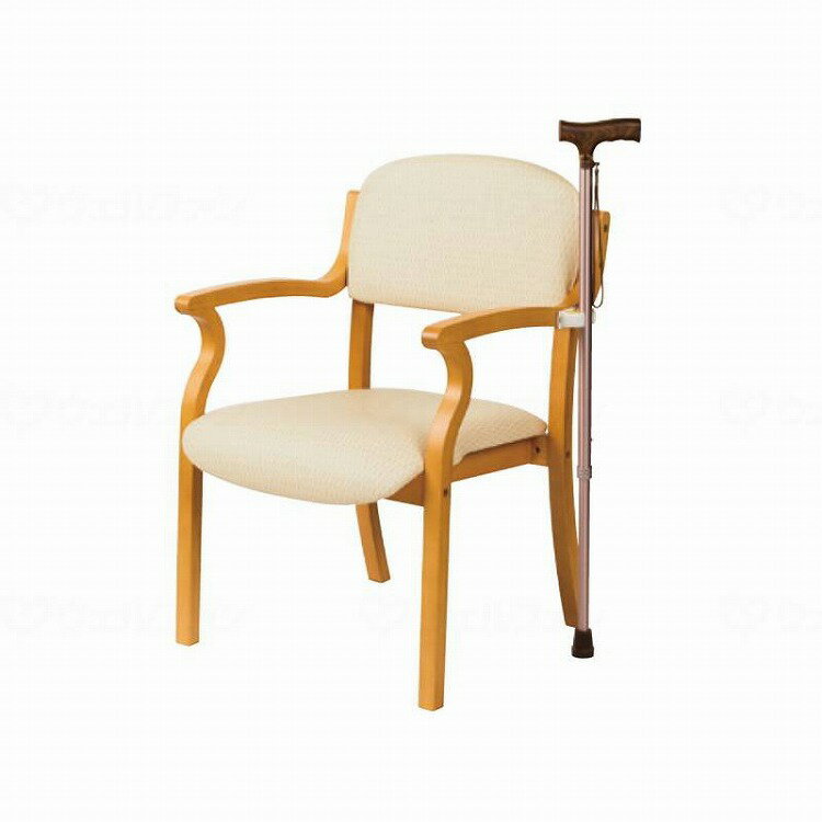 オフィス・ラボ ラクタッチチェア/ライトアイボリー/ブラウンフレーム ライトアイボリー ブラウンフレーム LT 141BR(LIV) 582902 8687 16017 1脚(代引不可)【送料無料】