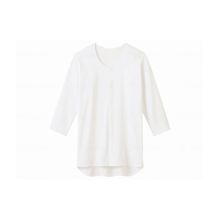 グンゼ 紳士7分袖クリップシャツ/ホワイト/S HWC118 ホワイト S 1枚 937259 710 S(代引不可)【送料無料】