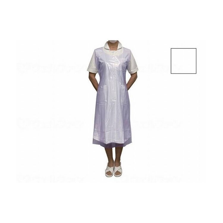 ※当店は介護保険の指定事業者（特定福祉用具販売事業者）ではございません。介護保険でのご購入はできませんので予めご了承ください。防水性があり感染リスクの軽減が図れます○まとわりつきにくいエンボス加工を施しています。○1枚ずつ折ってあり、ポップ式で直接取り出し可能です。○首の後ろにスリット入りの為、脱ぐ時に引っ張って切る事が容易に出来ます。材質：材質：ポリエチレン規格詳細：○サイズ：前中心丈92cm、身巾71cm規格：50枚入×40箱【代引きについて】こちらの商品は、代引きでの出荷は受け付けておりません。【送料について】北海道、沖縄、離島は送料を頂きます。