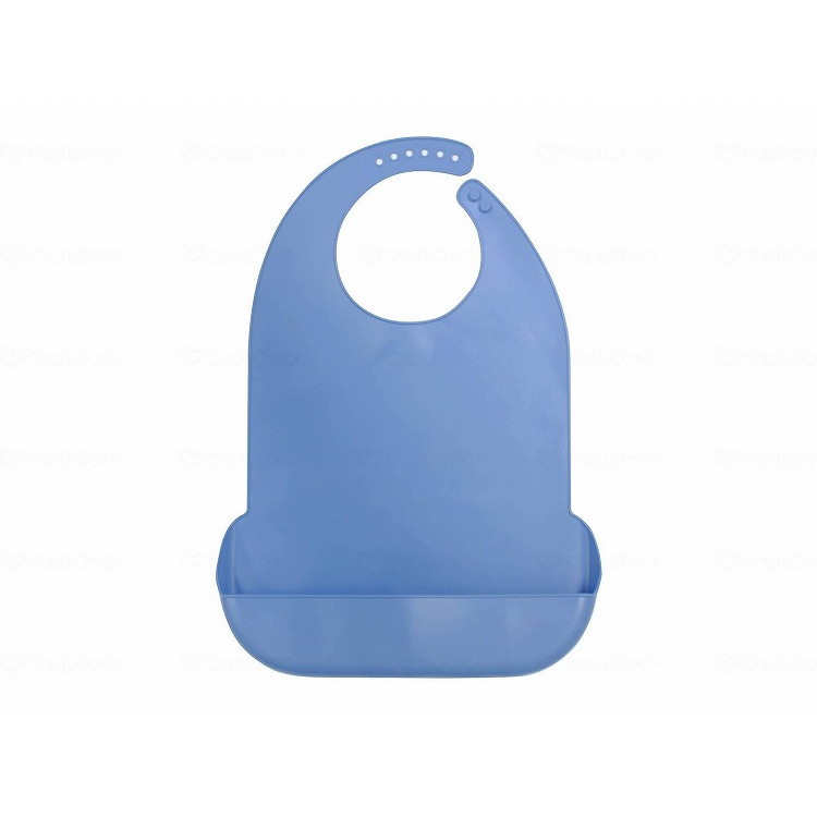 1枚 ダイト 深型ポケット付 食事用エプロン/ブルー/- ブルー DSE-B 109158_450_-(代引不可)