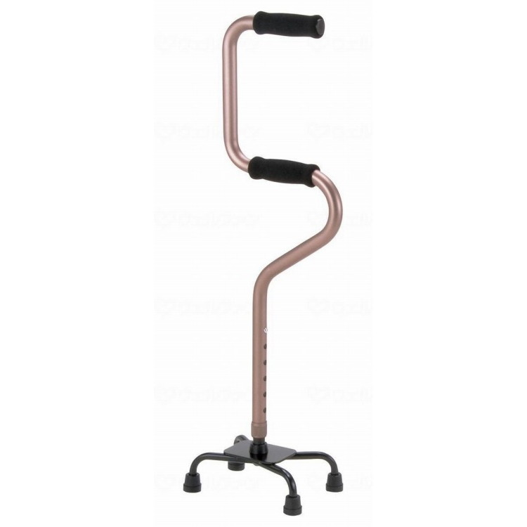 マキテック 2段式4点支柱杖(ショートタイプ) OT-31/ブラウン/-(代引不可)【送料無料】