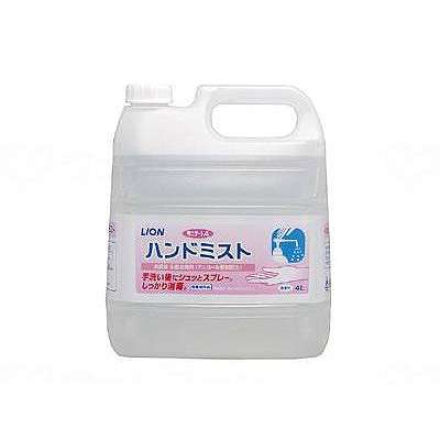 【商品説明】ベンザルコニウム塩化物を有効成分とした指定医薬部外品の手指用消毒剤（アルコール基剤配合）〔非危険物〕。ポンプを押すと、液がミスト状に出るので、手のひらにまんべんなく噴霧できて便利。また、無香料なので、食材・食品に触れる前や調理中などの手洗い、食事をサーブする前などの手指消毒にも使えます。保湿剤（グリセリン）配合。素早く手指になじみ、しっとりサラサラの使用感。アルコール度数：55度。※500mLは、別売の「ライオン業務用手指衛生用オートディスペンサー」にいれて使うこともできます。商品区分医薬部外品メーカー名ライオンハイジーン原産国日本成分エタノール55w/v%、グリセリン（保湿成分）内容量4L【代引きについて】こちらの商品は、代引きでの出荷は受け付けておりません。【送料について】北海道、沖縄、離島は送料を頂きます。