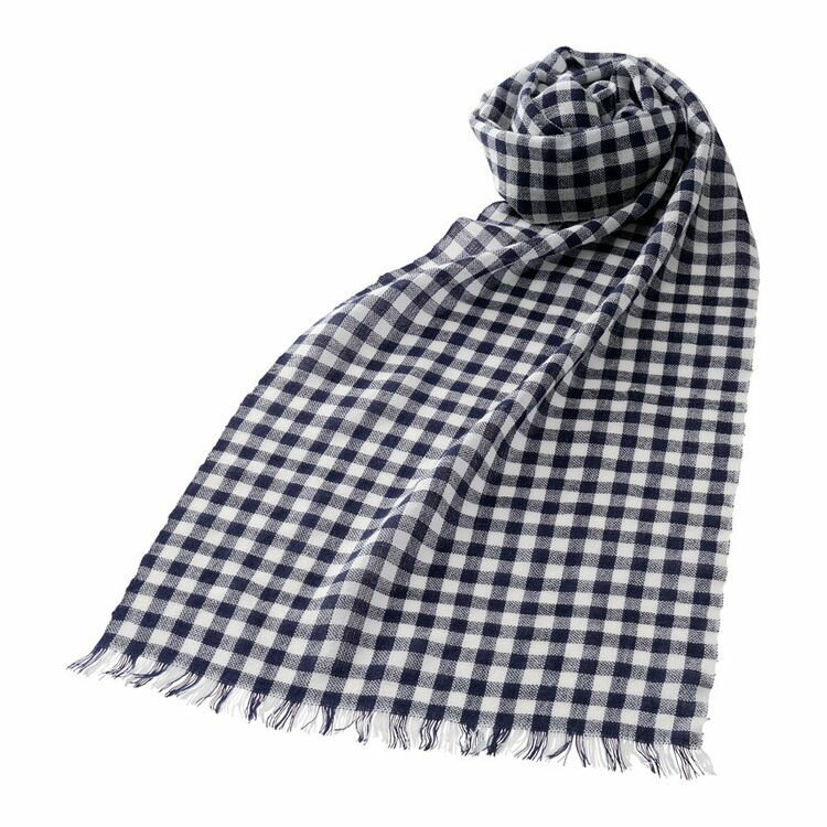 武州織技 スピニングモード ウール ライトストール ブルー SPU04191BL【送料無料】